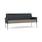 Lesro Mystic Lounge Reception Sofa, Charcoal, RS Night Sky Back, MD Farro Seat, RS Night Sky Arm Panels ML1601 - alternate 1